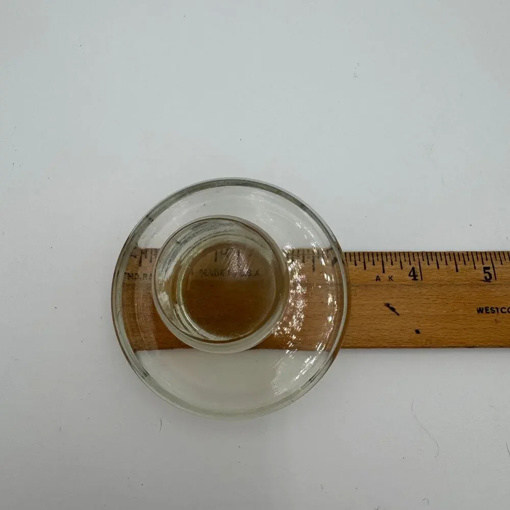 Vintage Wine Decanter Bottle Stopper 3 inch Glass